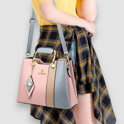 Lisa | Zweifarbige Handtasche