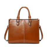 Renata – Elegante Tote Handtasche – Cognac