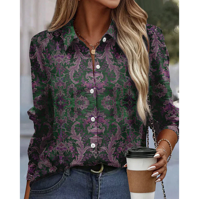 Ardelia® | Lässige Bluse mit langen Ärmeln für Damen