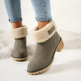 Sofia | Klassische Winterstiefel für Damen – Grau