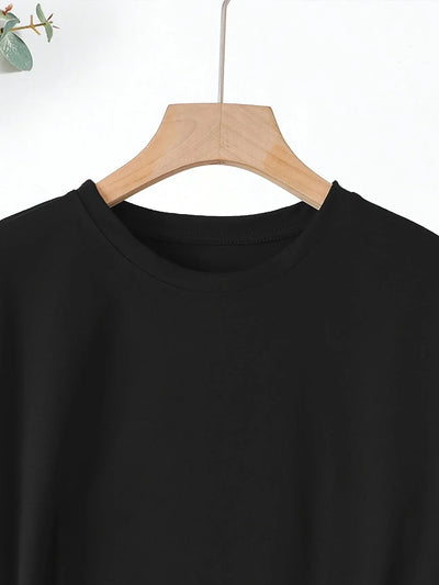 Larson – Lässiges Kurzarm T Hemd Mit Herz Drucken