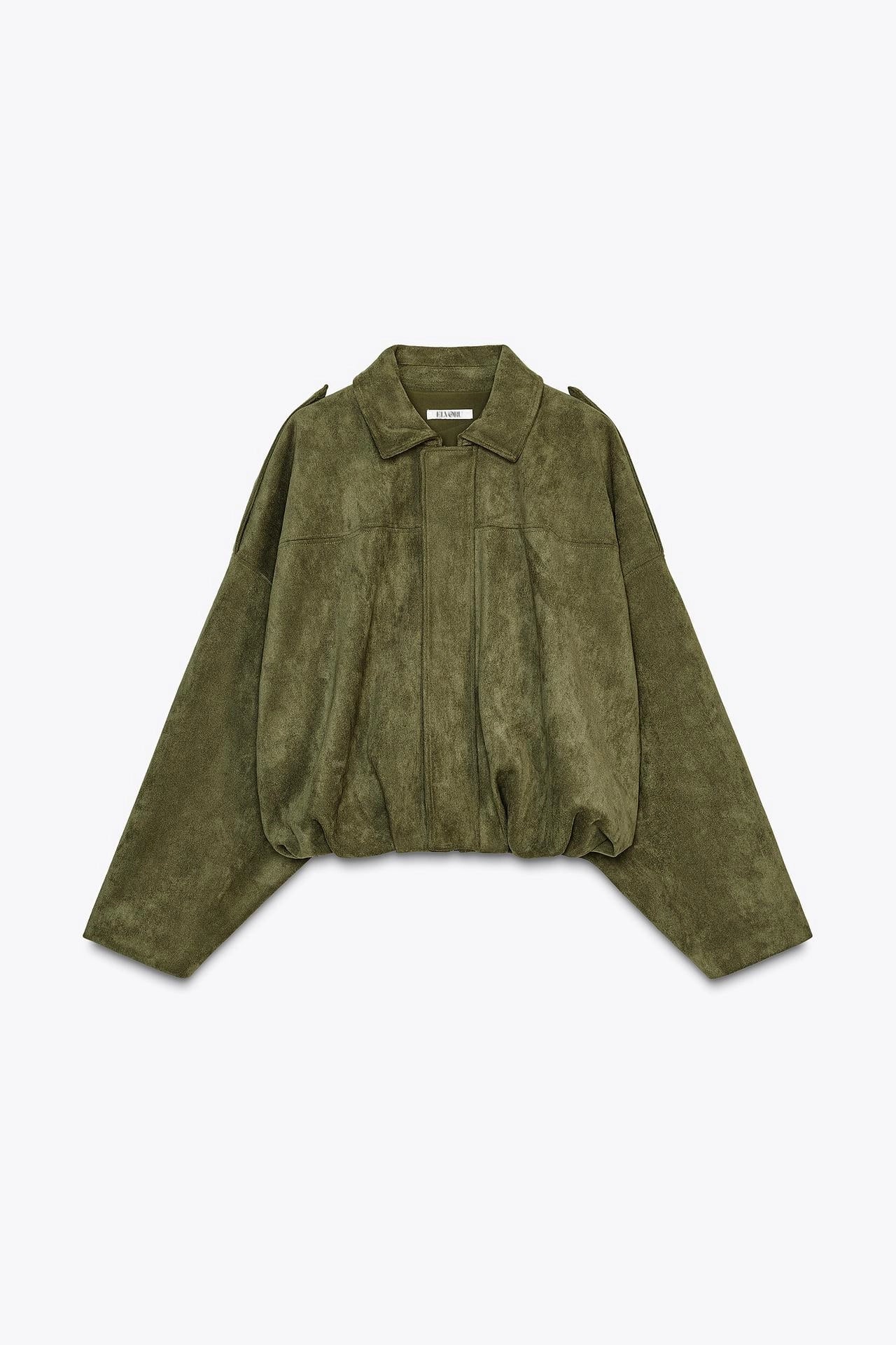 SAGE™ Sofia – Suede Jacket in Green
