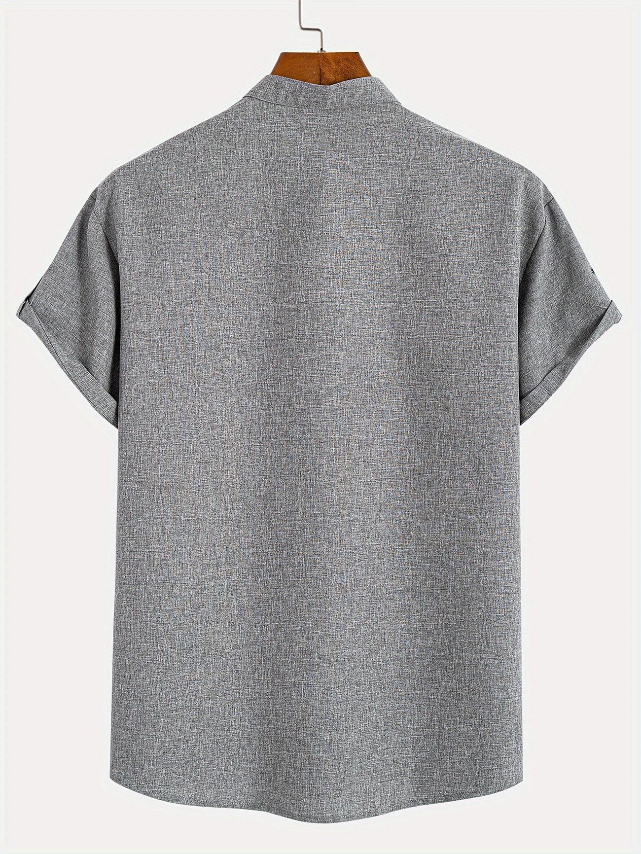 Elliott – Elegantes Kurzarm Hemd Mit Stehkragen