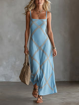 Ardelia - Maxikleid mit weicher Haptik – Blau