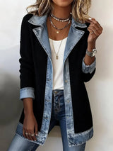 Zyrelle - Legerer Strickcardigan mit Knopfleiste – Schwarz
