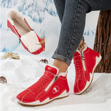LÉA | BEQUEME WINTERSTIEFELETTEN MIT ERGONOMISCHER STÜTZE – Rot
