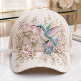 Arlena - Cap mit Blumenpferd-Motiv – Kolibri