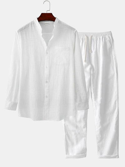 Edison - Leinenset Mit Langen Ärmeln Und 2 Teilen