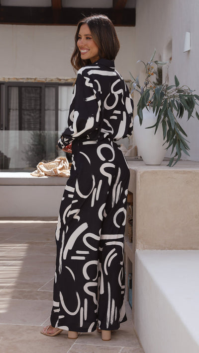 Sybille - Gestreiftes Outfit Set für Frauen