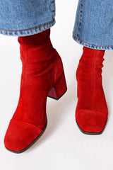 Isabel | Damen-Stiefel stylisch & modern elegant – Rosso