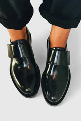 Manfred | Elegante Slip-On Schuhe für Herren – Schwarz