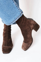 Isabel | Damen-Stiefel stylisch & modern elegant – Dunkelbraun