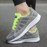Evelyn | Atmungsaktive Orthopädische Damen-Sneaker Mit Strickdesign – Grün