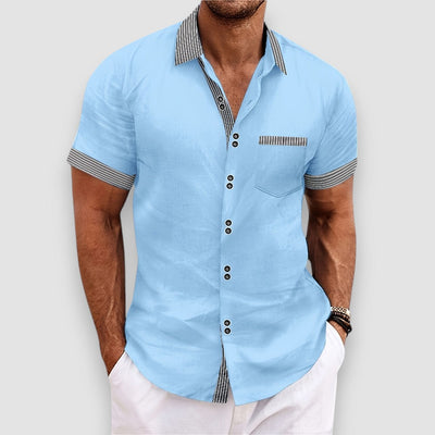 Enzo | Short Sleeve Button Shirt
