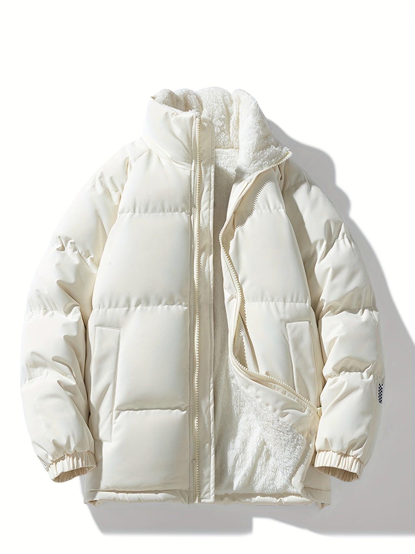 Stilvolle Warme Fleece Puffer Winterjacke für Damen | Ideal für den Winter