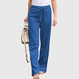 Amalia | Damenhose leicht modern chic und elegant – Blau
