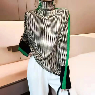 Greta - Modischer Und Kuscheliger Strick-Rollkragenpullover Für Damen