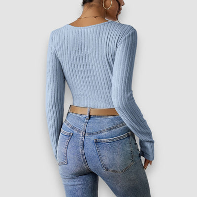 Lior | V-Ausschnitt Langarmpullover