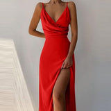 Julia | Edles Verfeinertes Abendkleid Damen – Rot