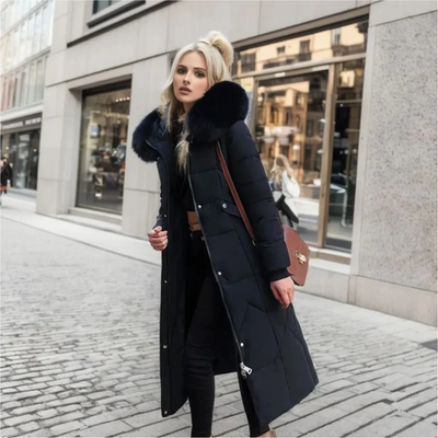 Langer Gesteppter Parka Für Damen | Winter