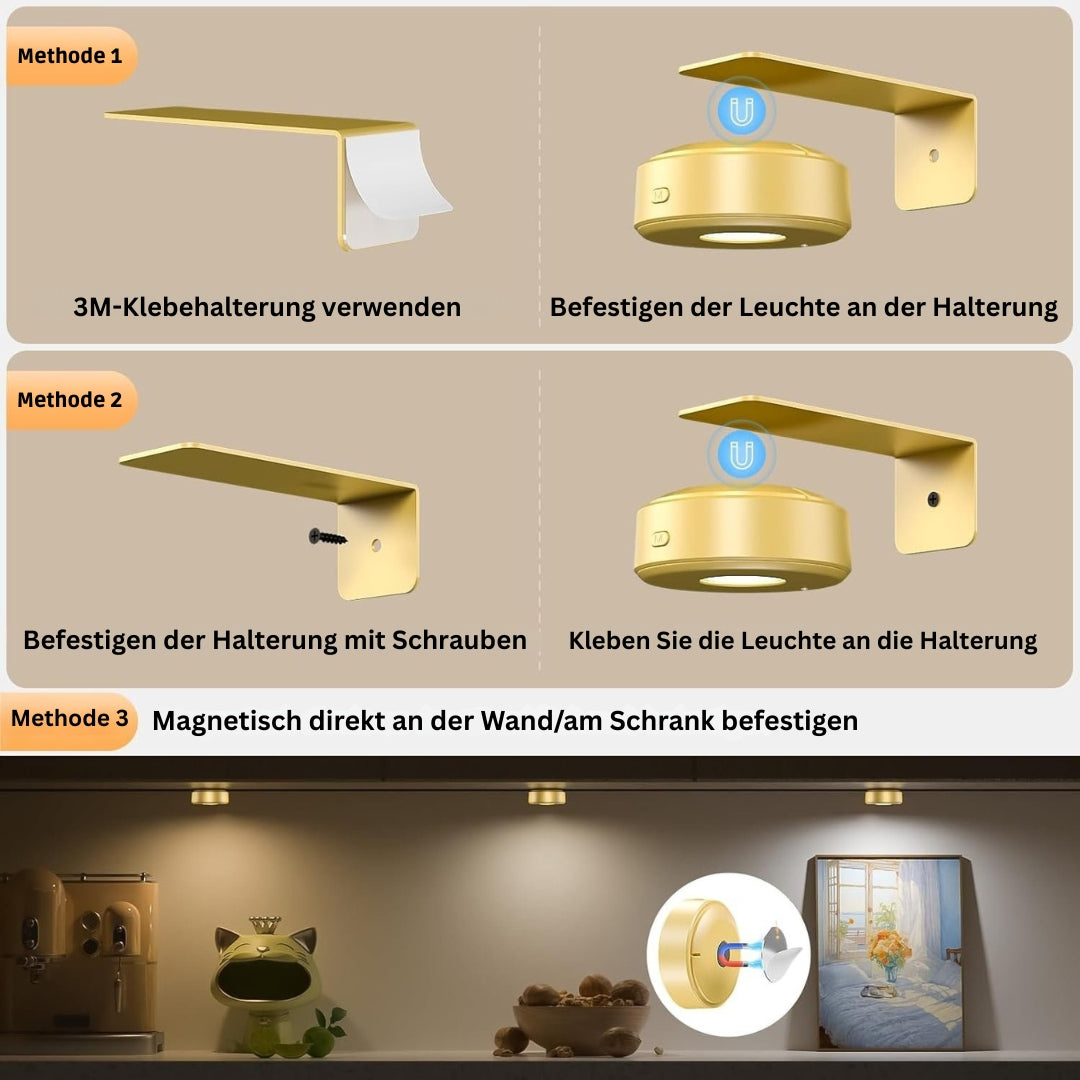 GlowFrame - Magnetisches Mallicht mit 13 Beleuchtungsmodi ( 3er-Pack )