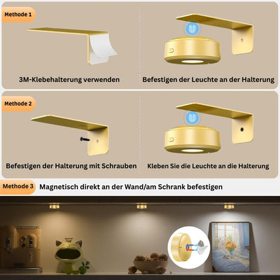 GlowFrame - Magnetisches Mallicht mit 13 Beleuchtungsmodi ( 3er-Pack )