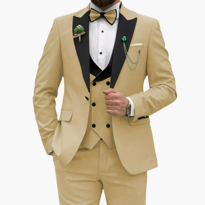 Stylisher Slim Fit Anzug - moderner Look für Herren zur Hochzeit