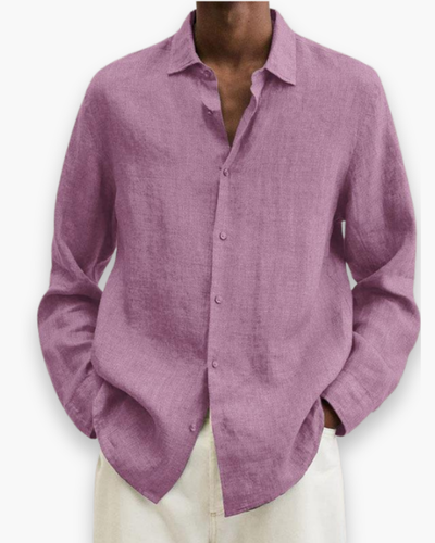 Herren Elegante Freizeit Hemd | Lange Ärmel