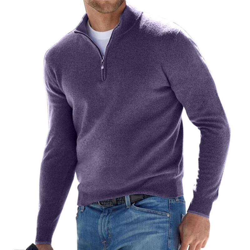 Pullover Mit Halbem Reißverschluss Für Herren | Warm