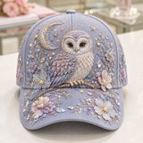 Arlena - Cap mit Blumenpferd-Motiv – Eule