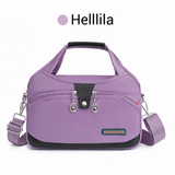 Oella | Diebstahlsichere Handtasche mit 10 Fächern – Helllila