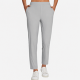 Floucie | Elastische Damenhose mit schmalem Bein – Grau