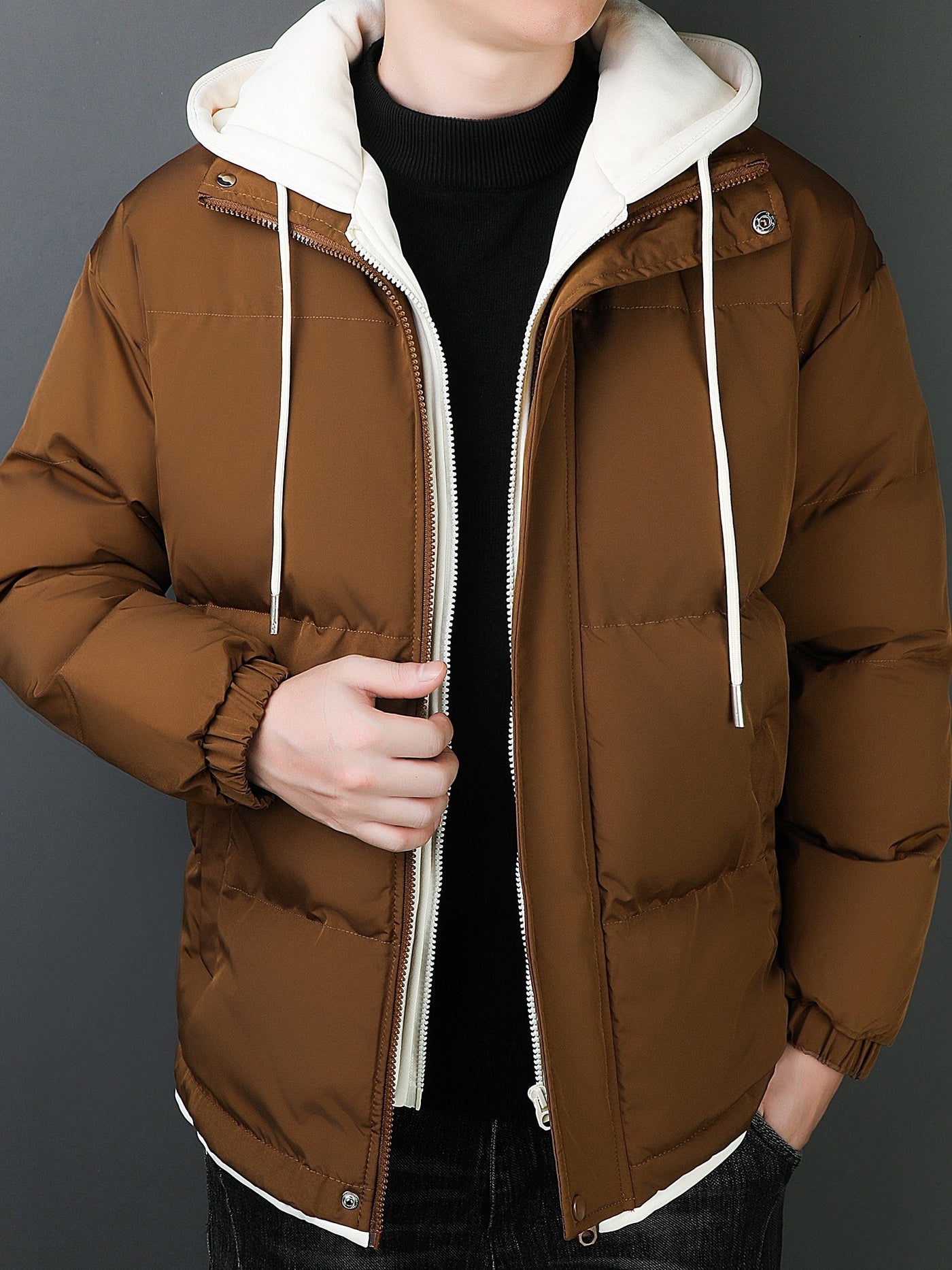 Casual Winterjacke mit warmer Polsterung für Herren | Ideal für den Winter