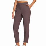 Floucie | Elastische Damenhose mit schmalem Bein – Braun