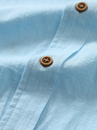 Tejada - Lässiges Baumwollhemd Mit Tasche