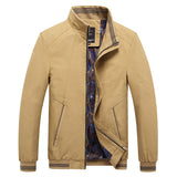 Herren Langarmjacke mit Taschen – Khaki
