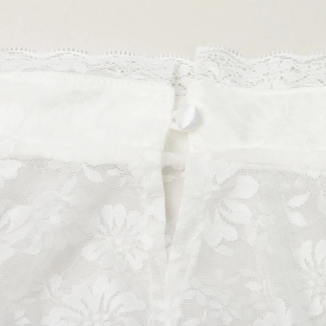 Damen Hochgeschlossene Weiß Oktoberfest Dirndl Bluse