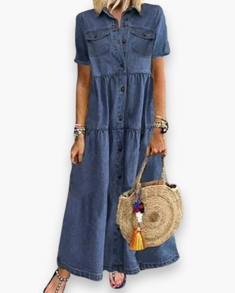 Damen Elegantes Maxi Kleid | Vielseitig