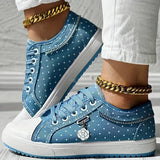 Damen Mesh Schnürsneaker – Himmelblau 2