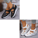 Alysson | Modische Orthopädische Klettsandalen – Schwarz+Weiß(2 Stück)