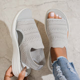 Aerin - Gepolsterte Plateausandalen – Grau