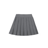 Damen Faltenrock Drune – Grau