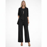 Waverly | Elegantes 3-teiliges Damen-Kleiderset – Schwarz