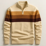Max | This Herren-Pullover klassisch gestreift modern – Braun