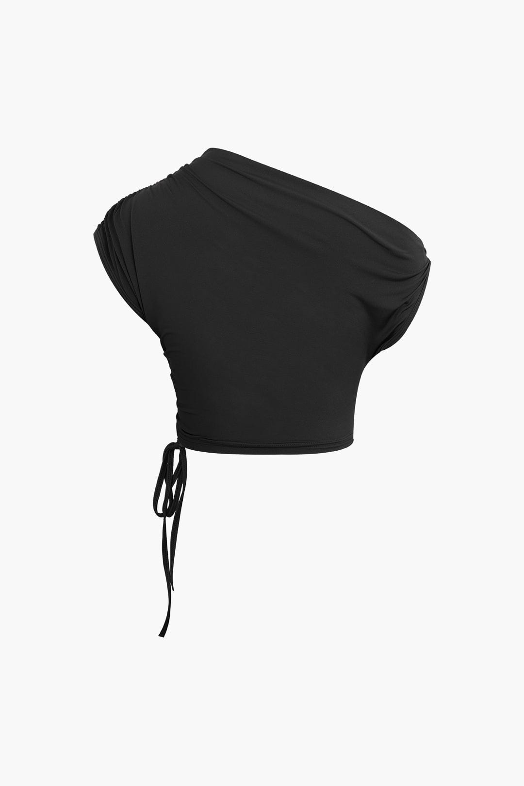 Melody | Asymmetrisches Zweiteiler-Set mit One-Shoulder Crop-Top & Maxi-Rock