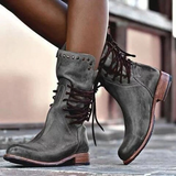 Hanna | Stylische Hohe Damen-Cowboystiefel – Grau
