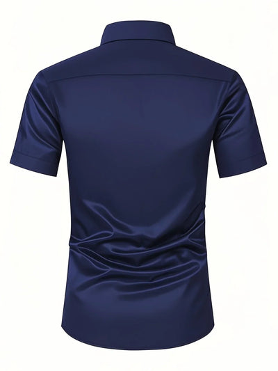 Ezra – Elegantes Schmal Geschnittenes Hemd Mit Knöpfen