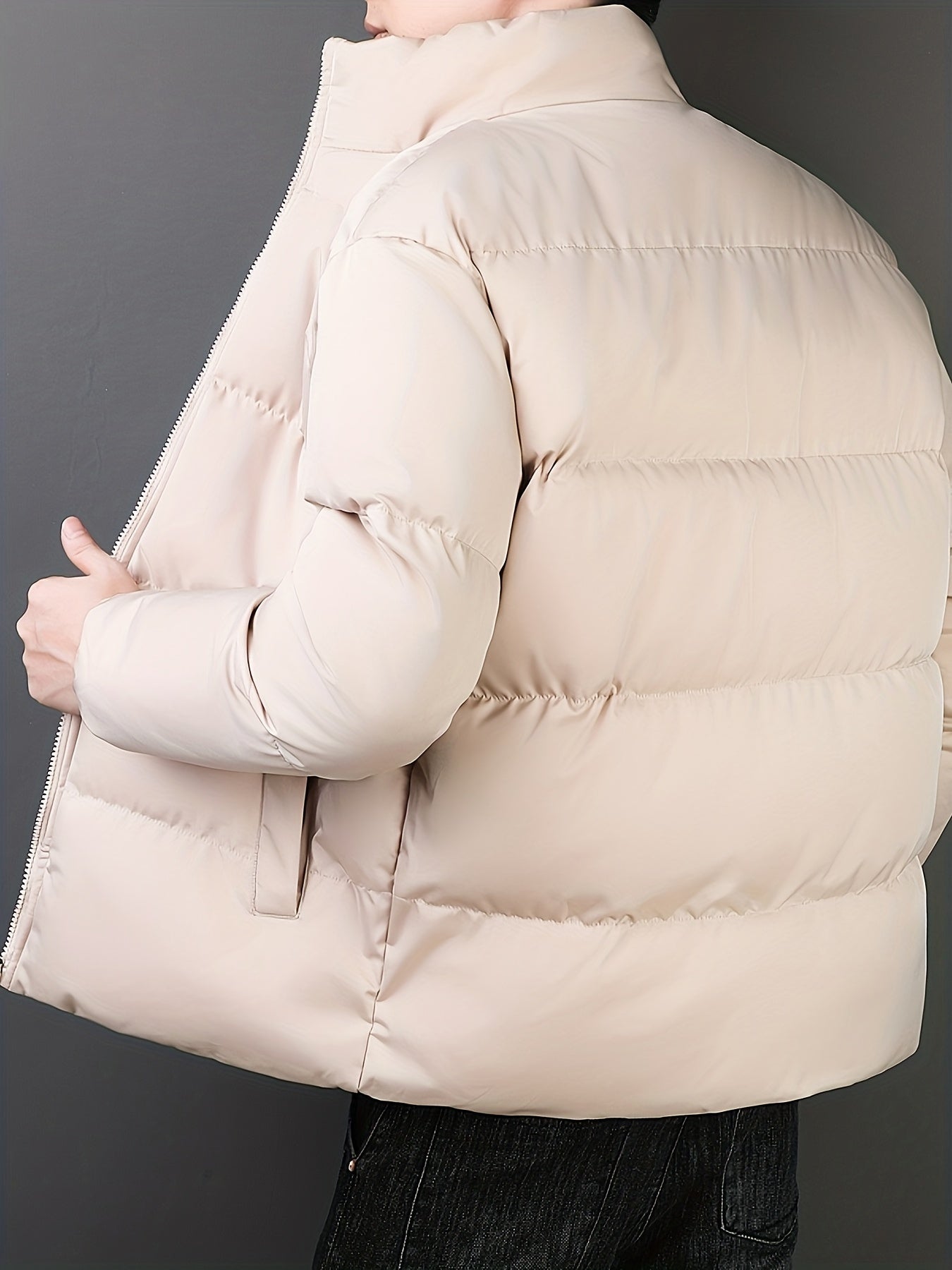 Stilvolle gepolsterte lässige Winterjacke für Herren | Ideal für den Winter