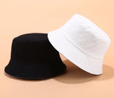 Wendbarer Bucket Hat für den Sommer mit zwei Styles in einem – Weiß