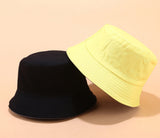 Wendbarer Bucket Hat für den Sommer mit zwei Styles in einem – Gelb